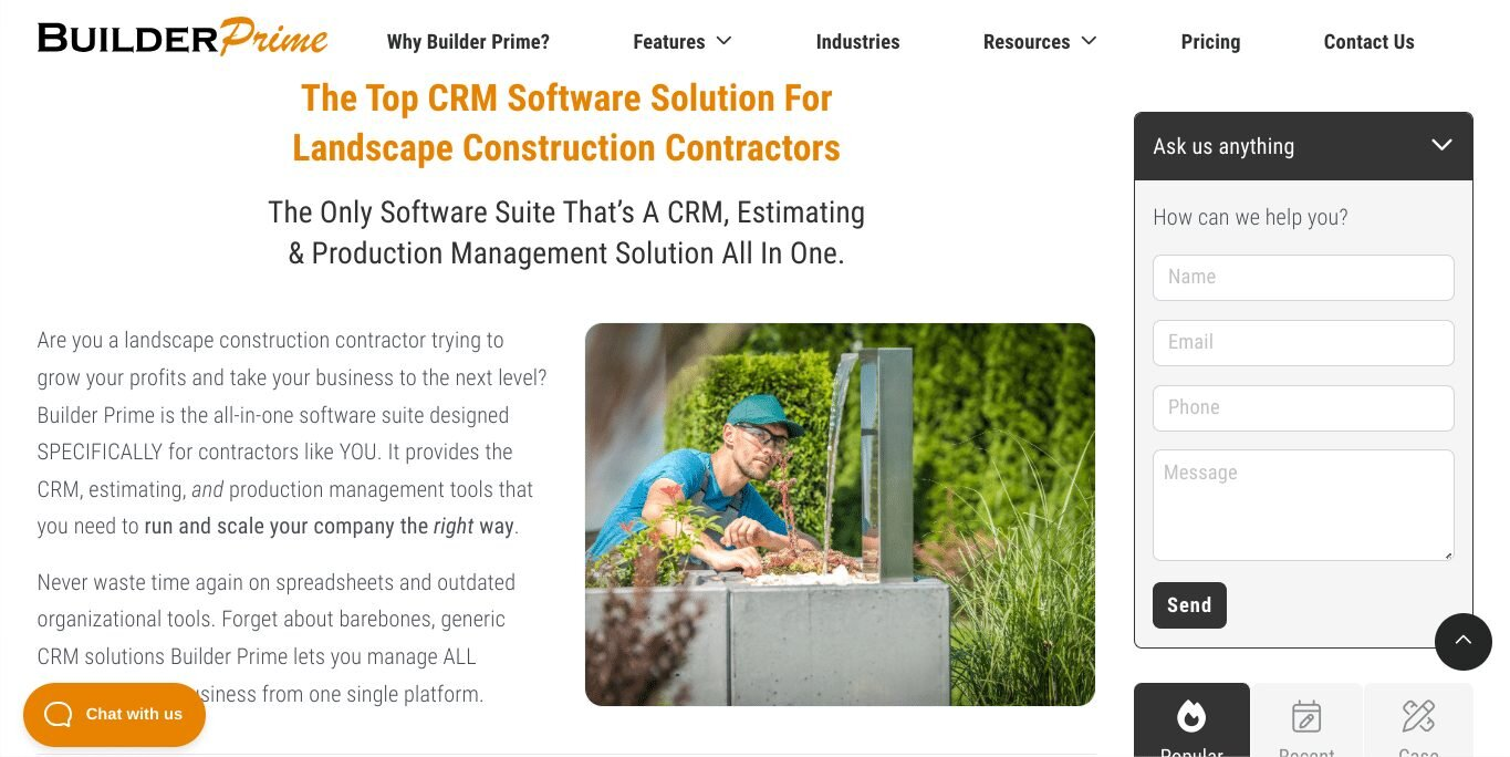 Best Landscaping CRM